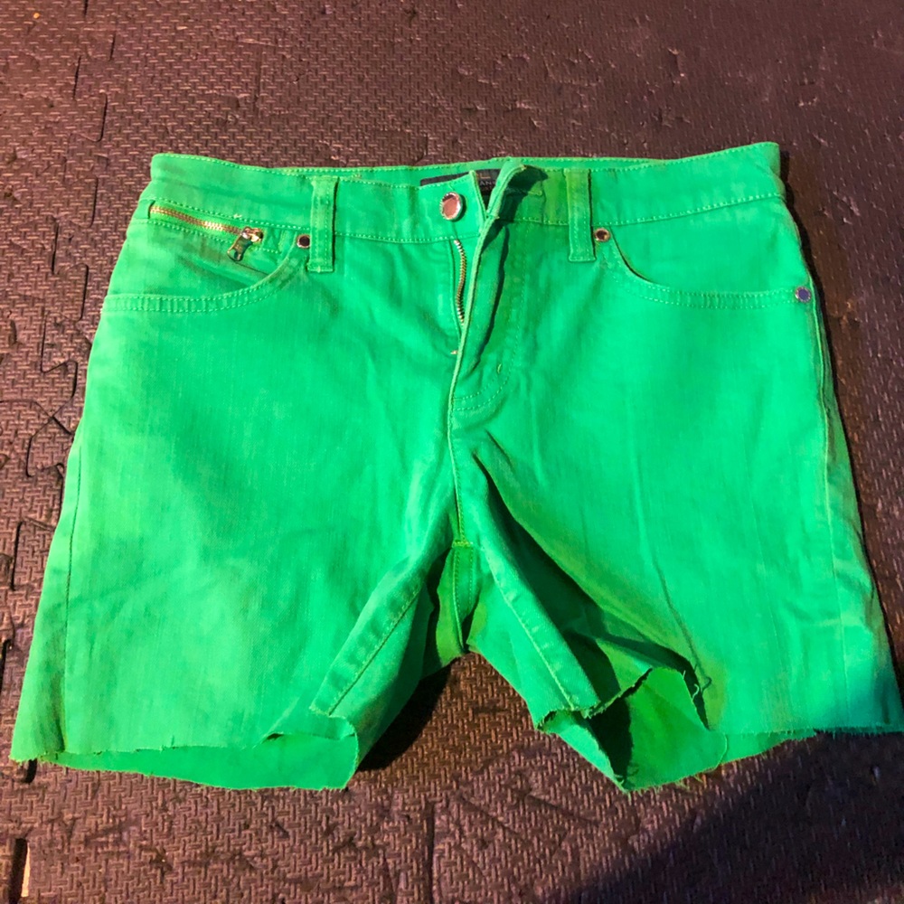 Cut off denim shorts